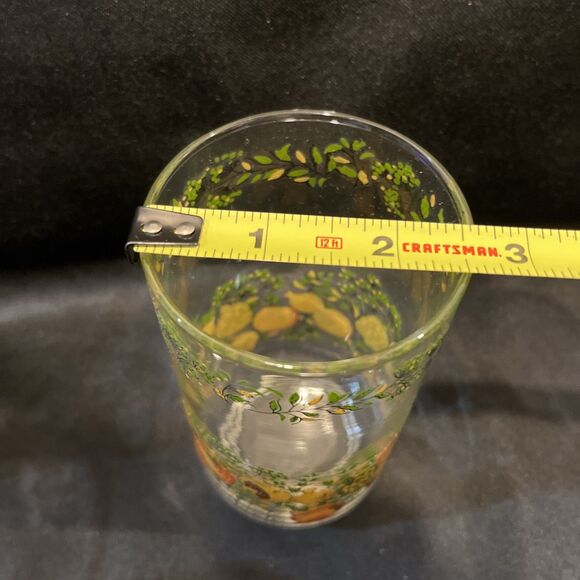 Set of 5 VTG Drinking Glass Bonne Sante / Spice of Life Libbey France Great Con. - Picture 9 of 10